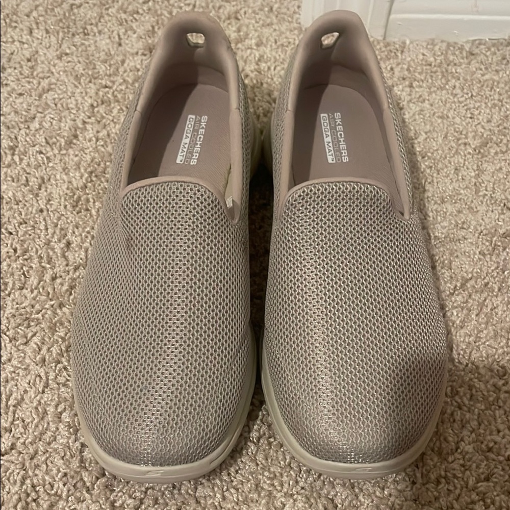 Skechers Gray Slip-On Shoes